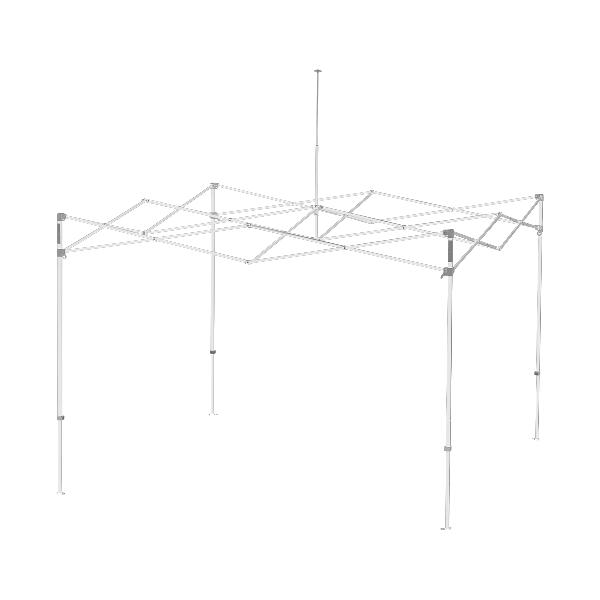 Vantage™ 3 x 3m Canopy Steel Frame - White
