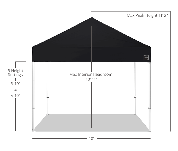 Endeavor® MAX 3 x 3m Canopy