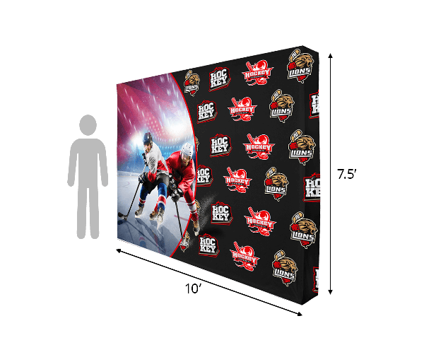 Pop-Up Straight Display Wall
