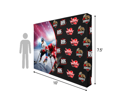 Pop-Up Straight Display Wall