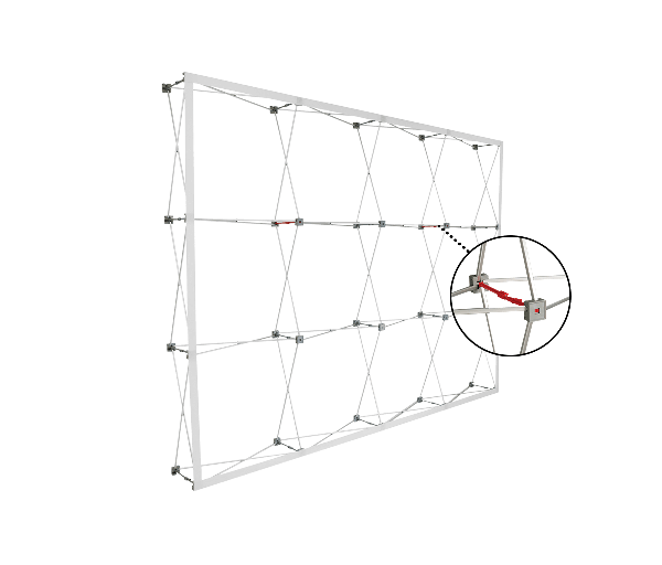 Pop-Up Straight Display Wall