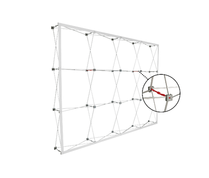 Pop-Up Straight Display Wall